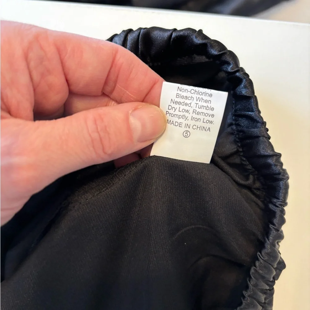 Black Pajama Set | Cami & Shorts | Size S | Soft Lightweight Sleepwear - Picture 5 of 12